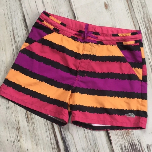 The North Face Swim Board Shorts Pink Stripes XL - Picture 6 of 8